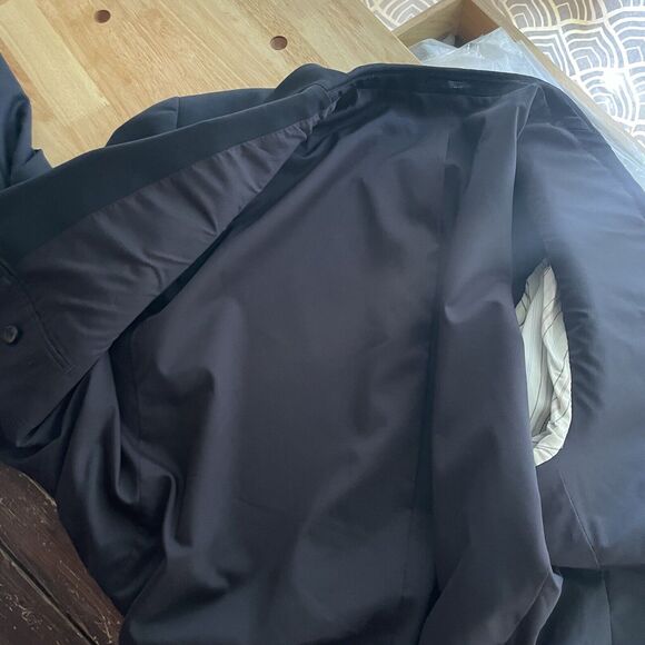 Lauren Ralph Lauren LRL Blazer Sport Coat Classic Navy Gold Buttons Wool 44R - Picture 6 of 12